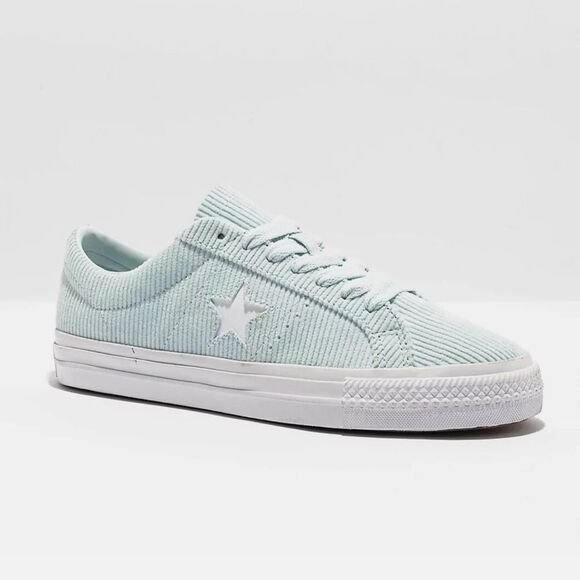 🔥Converse Light Blue Corduroy Sneakers Converse CTAS Pro Mid Shoes Sz 10 New - Picture 1 of 11